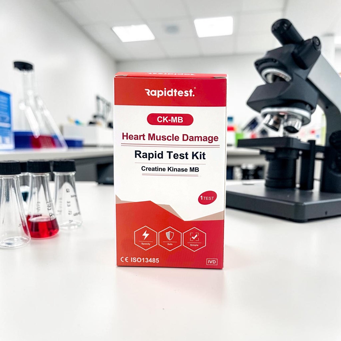 Heart Muscle Health Rapid Test (Creatine Kinase MB) – Private At-Home Screening Kit