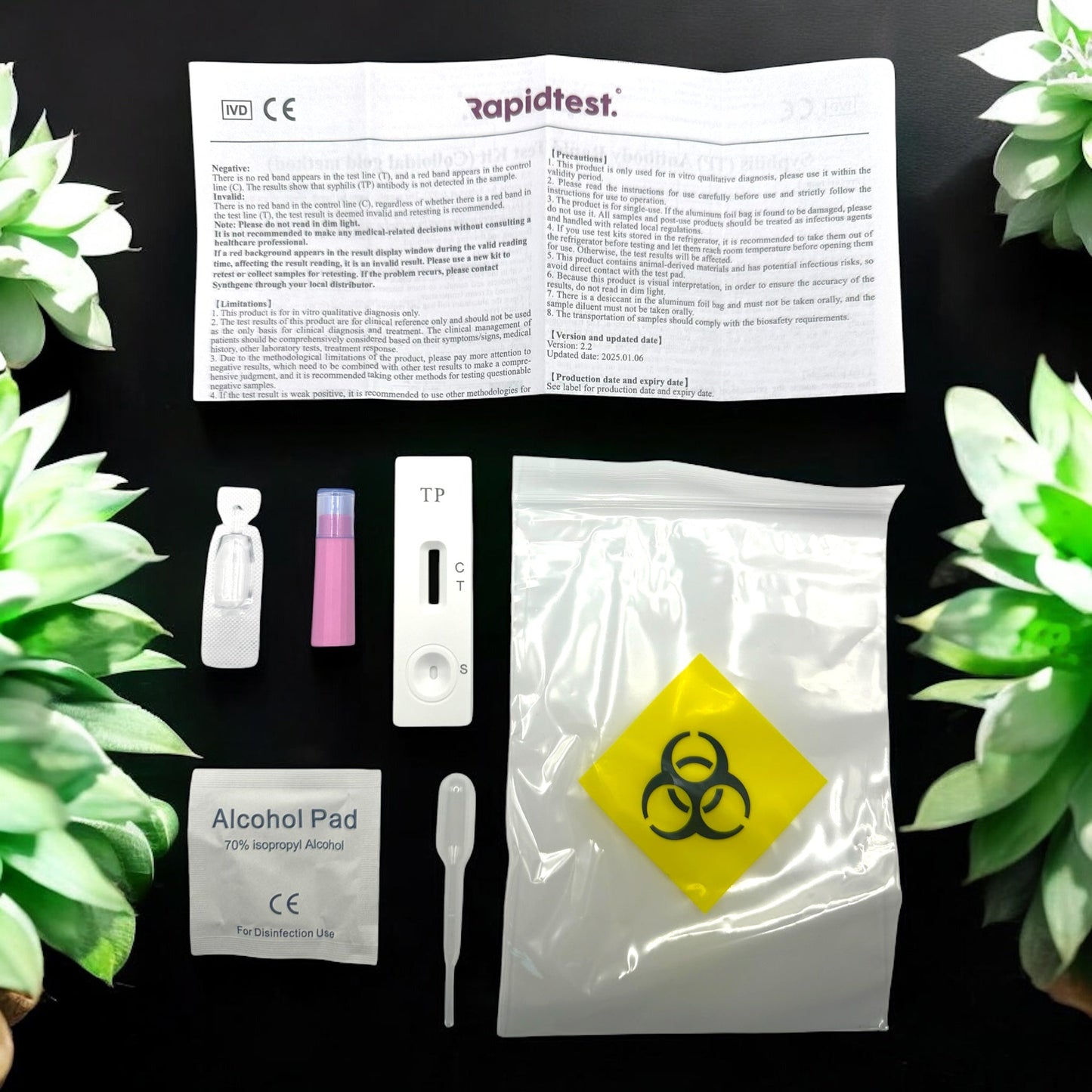 RapidTest – Syphilis At-Home Testing Kit – Private Self-Screening