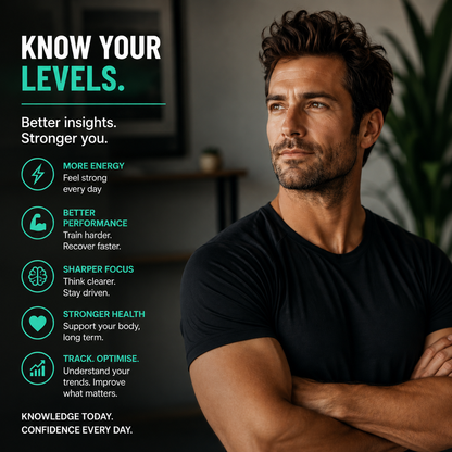 At-Home Low Testosterone Rapid Test Kit – Private Hormone Screening
