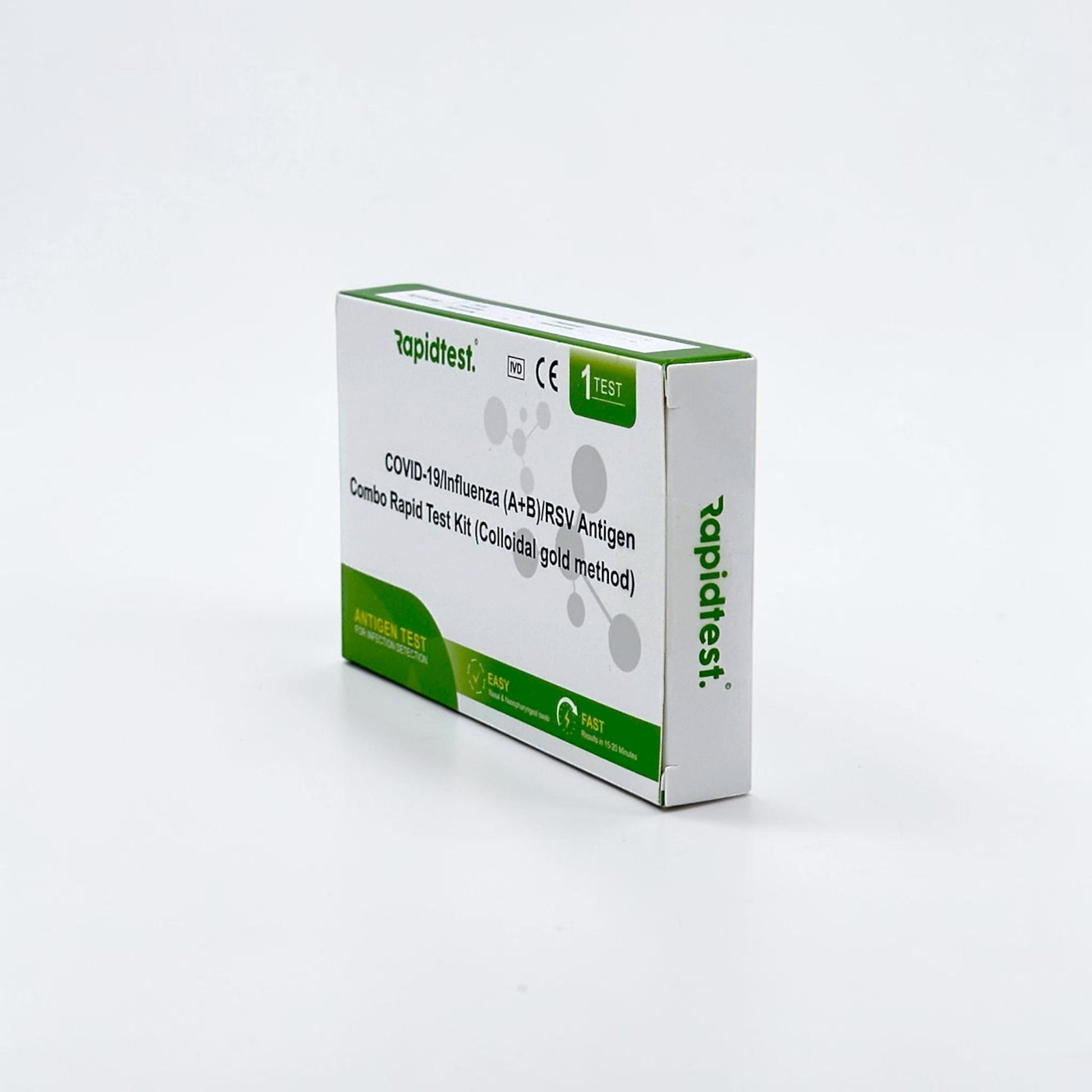 Covid-19 / Flu (A+B) at home rapid self test. Get tested at home with your results in 15 minutes - rapidtest.co