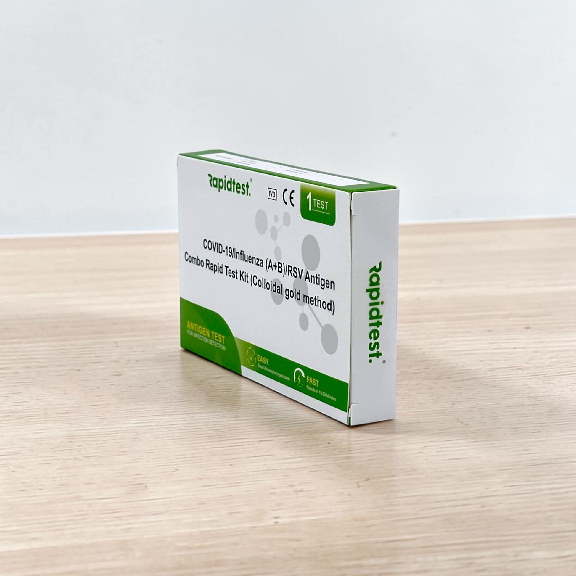 Covid-19 / Flu (A+B) at home rapid self test. Get tested at home with your results in 15 minutes - rapidtest.co