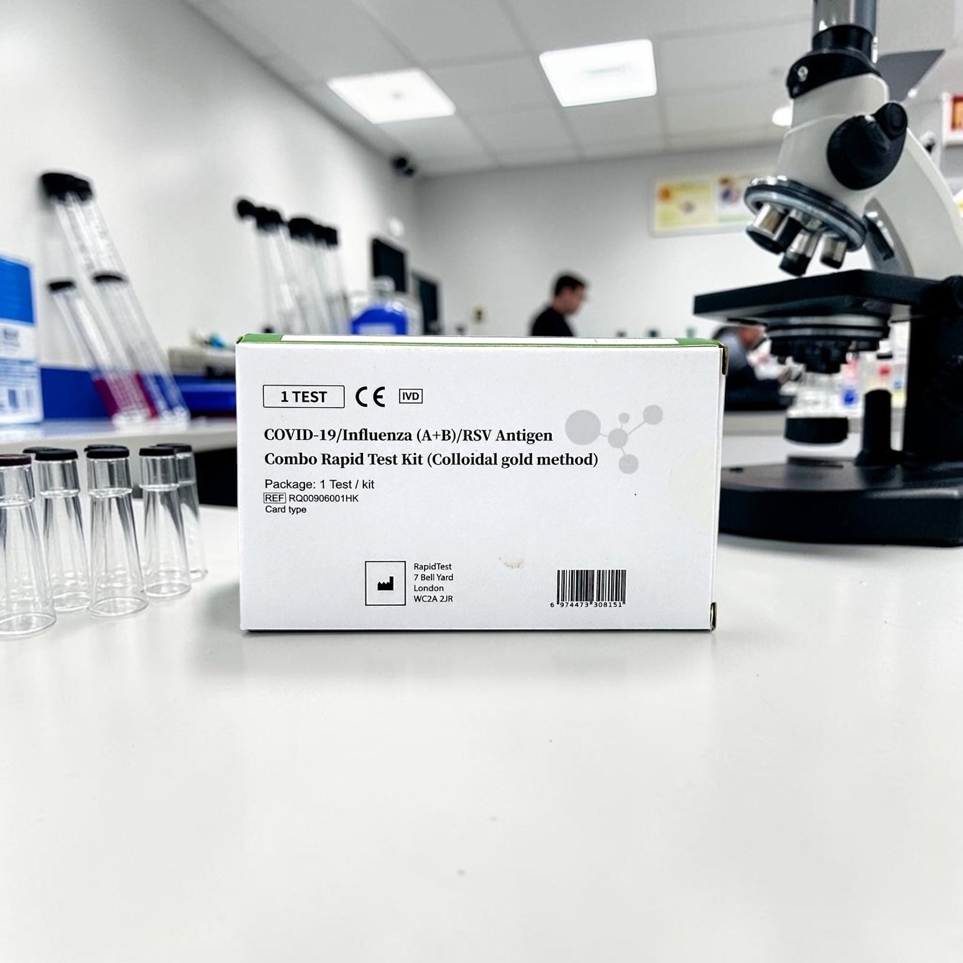 Covid-19 / Flu (A+B) at home rapid self test. Get tested at home with your results in 15 minutes - rapidtest.co