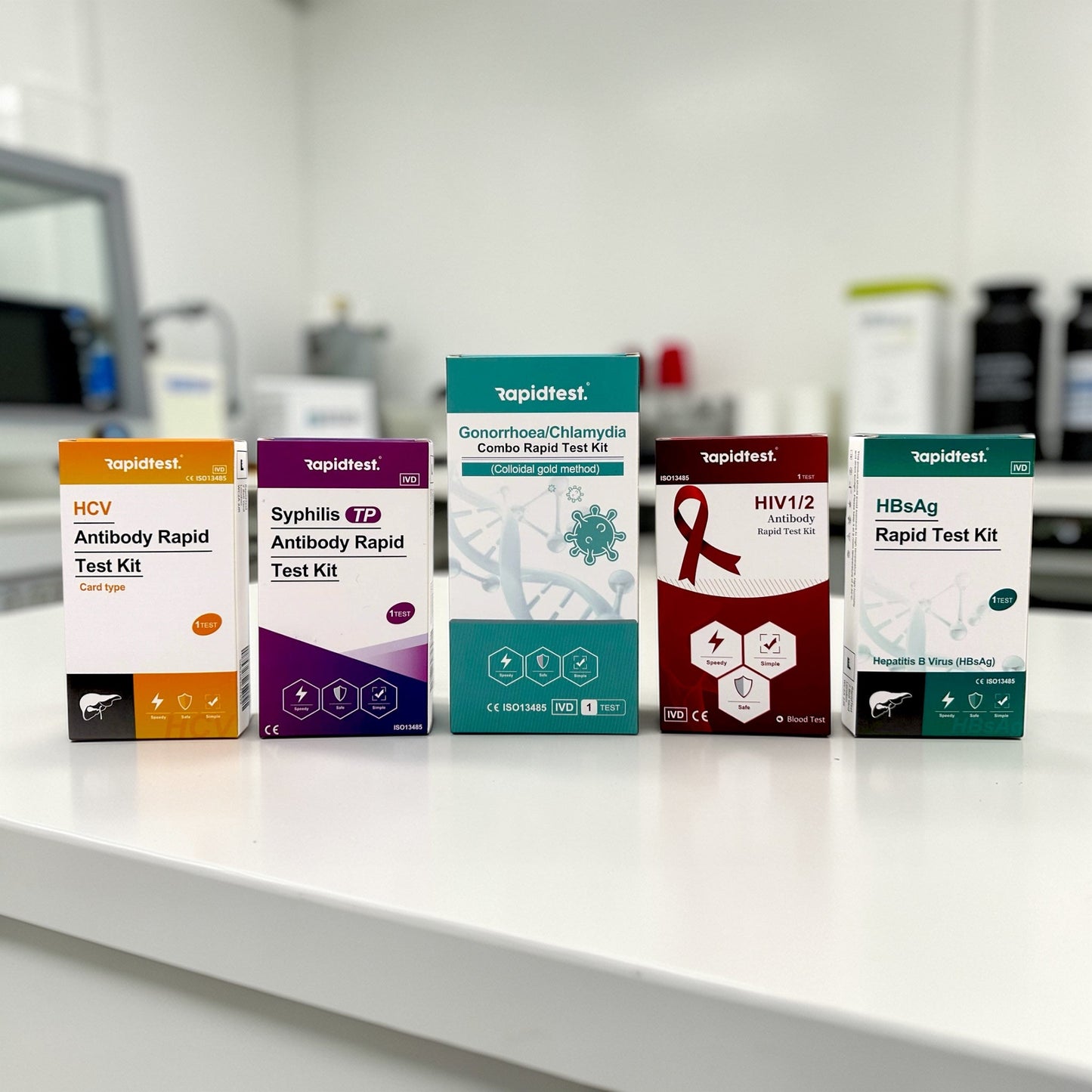 STI & STD Test Kit - At Home discrete testing bundle - rapidtest.co