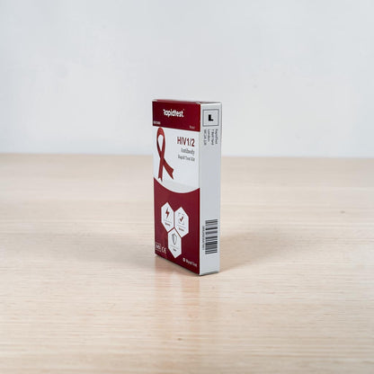 HIV At Home Rapid Test Box on Shelf - rapidtest.co