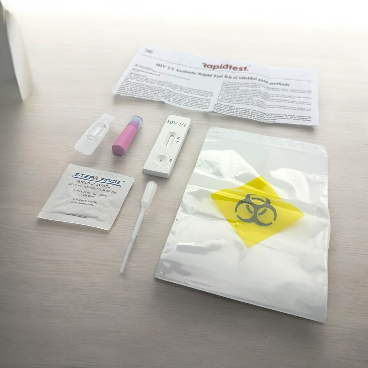 HIV At Home Rapid Test Items - rapidtest.co
