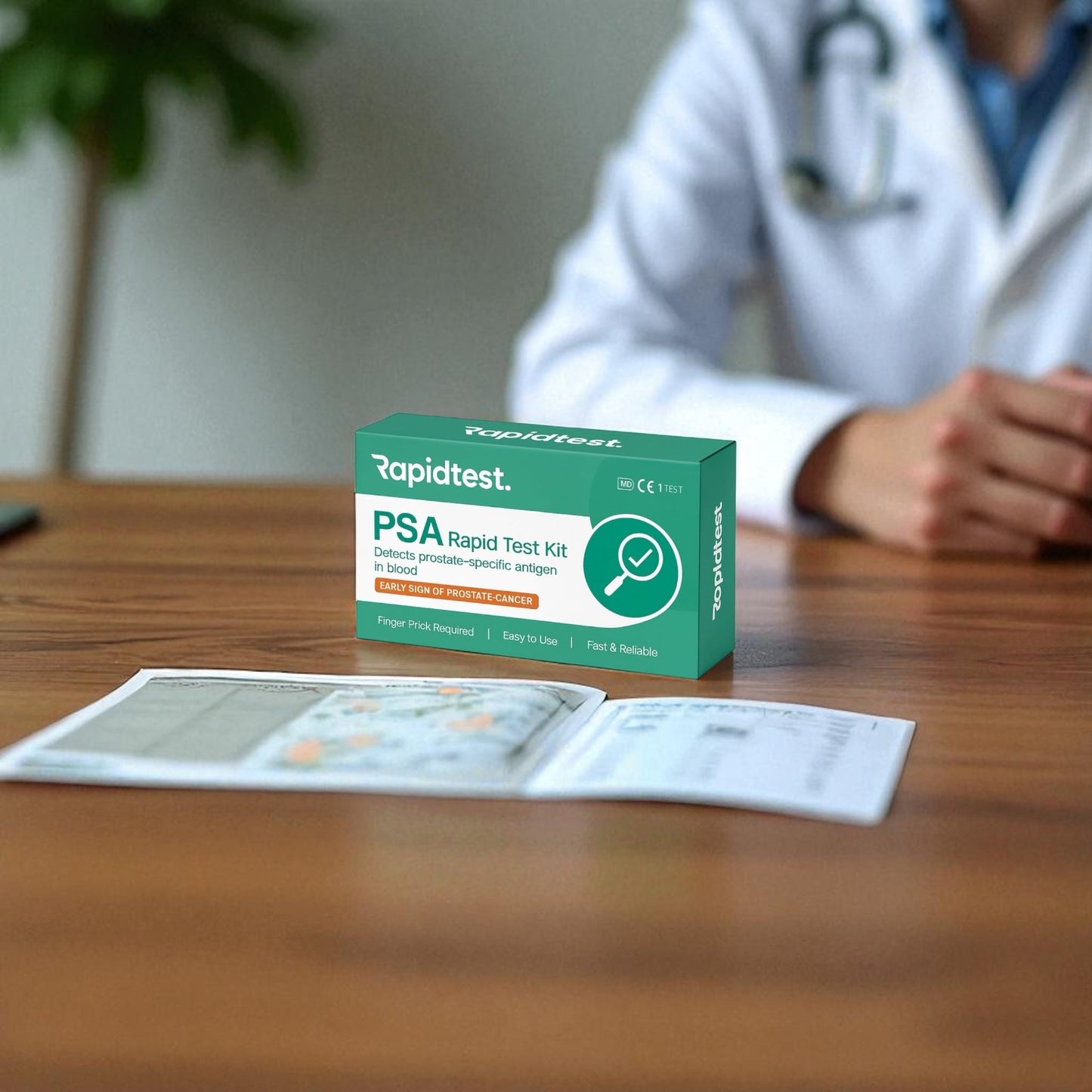 PSA Testing is reccommeded every 6 months - Screen for prostate cancer and monitor prostate health at home - rapidtest.co