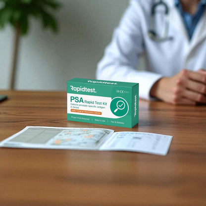 PSA Testing is reccommeded every 6 months - Screen for prostate cancer and monitor prostate health at home - rapidtest.co