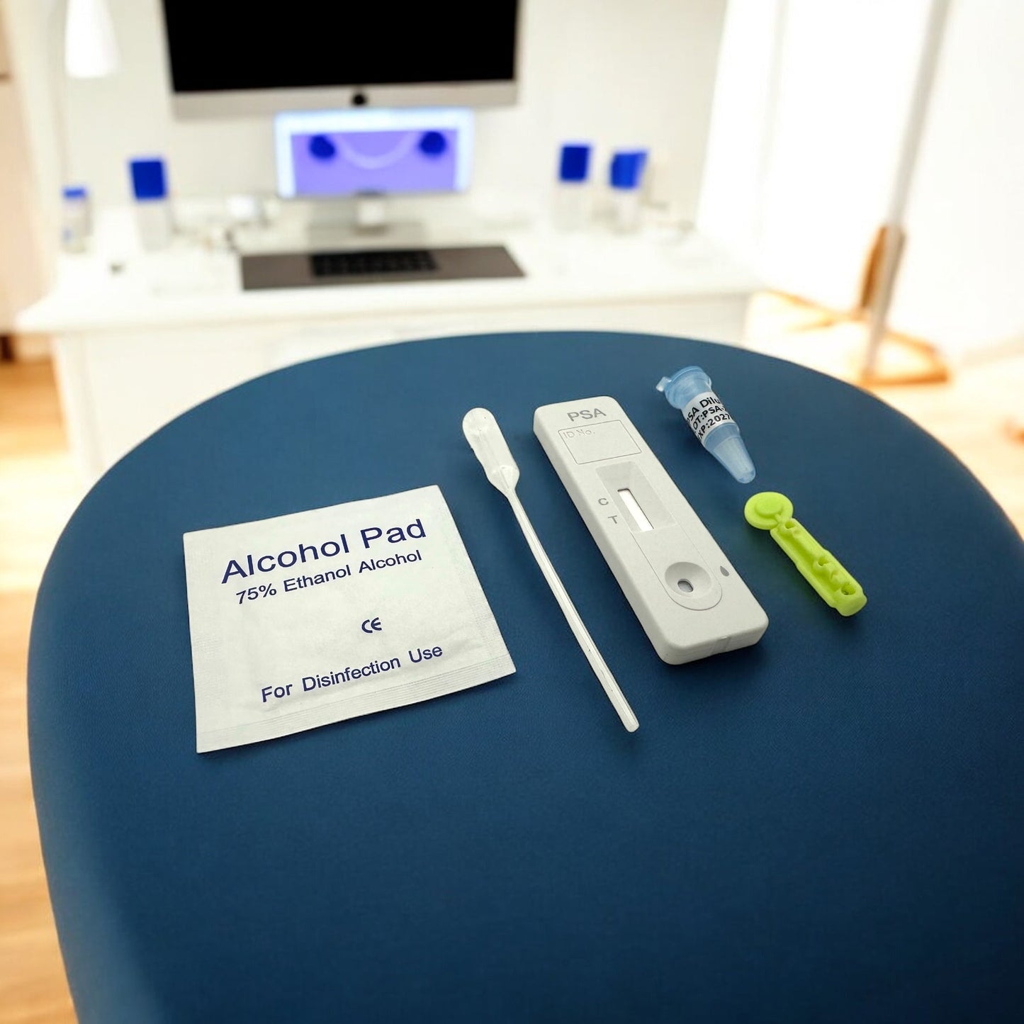 PSA Test - whats inside the test packaging - Screen for prostate cancer and monitor prostate health at home - rapidtest.co