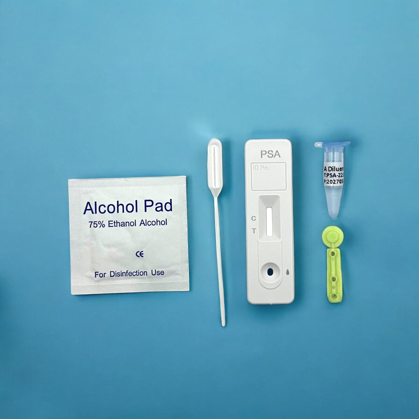 PSA Test - whats inside the test packaging - Screen for prostate cancer and monitor prostate health at home - rapidtest.co