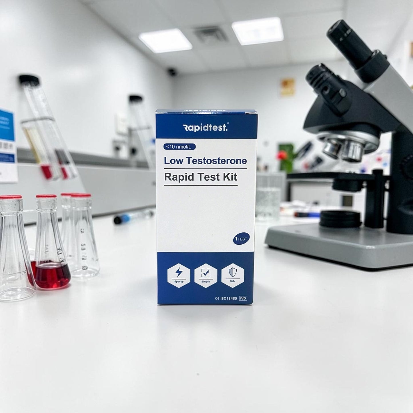 At-Home Low Testosterone Rapid Test Kit – Private Hormone Screening