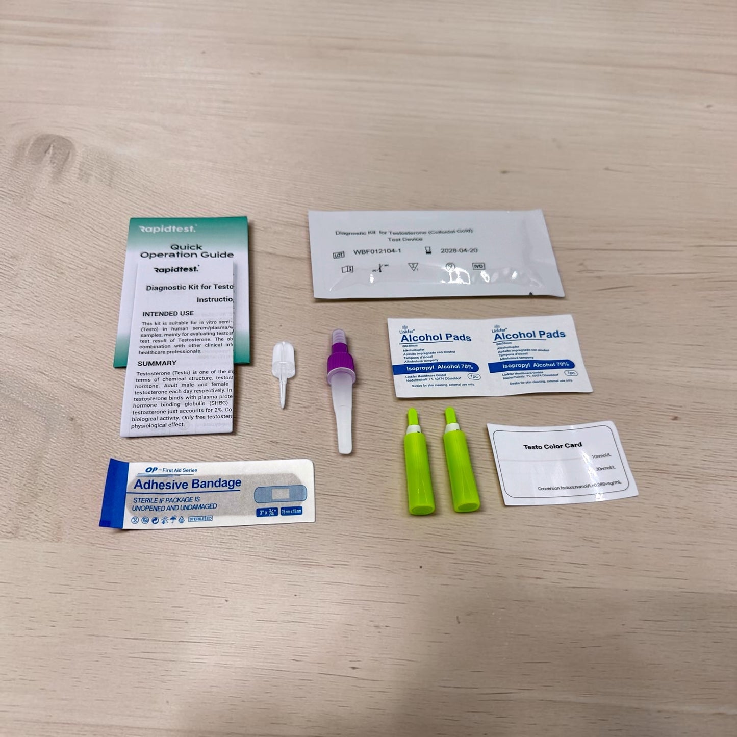 At-Home Low Testosterone Rapid Test Kit – Private Hormone Screening