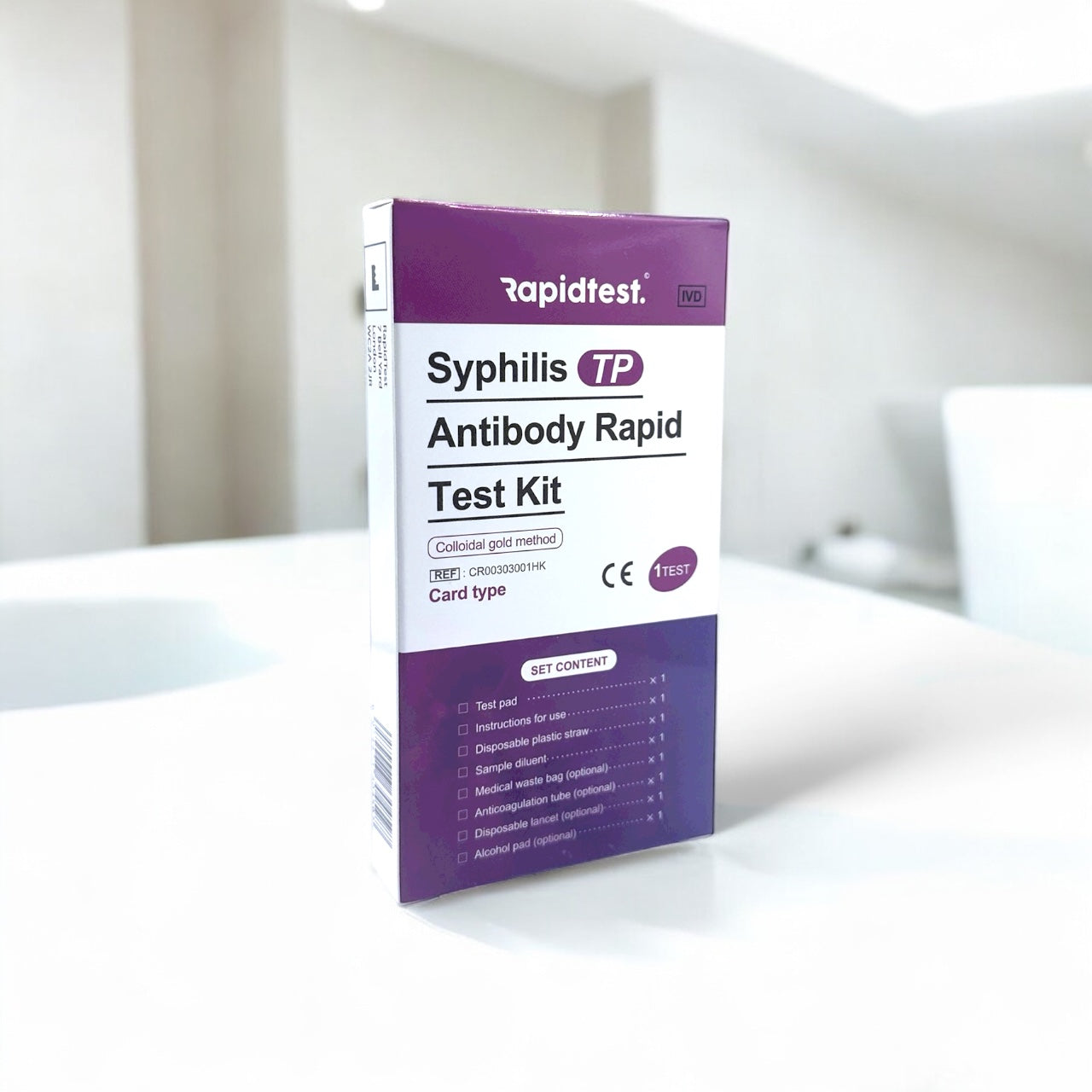 RapidTest – Syphilis At-Home Testing Kit – Private Self-Screening