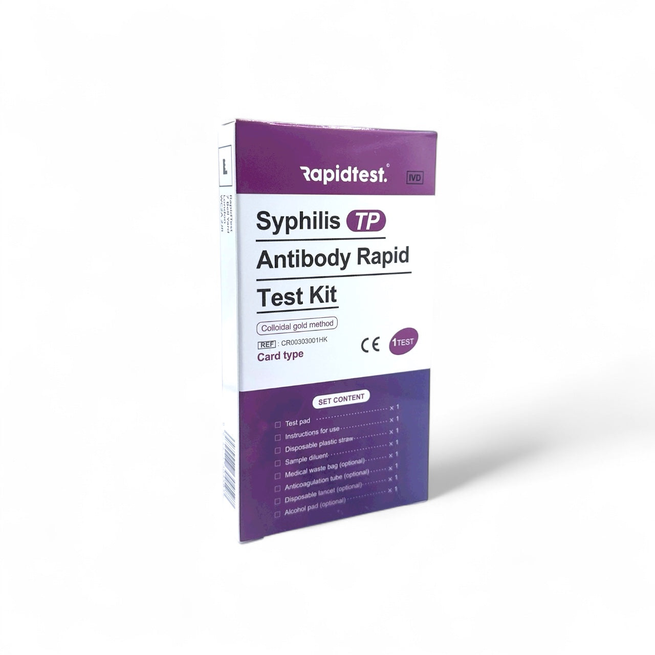 RapidTest – Syphilis At-Home Testing Kit – Private Self-Screening