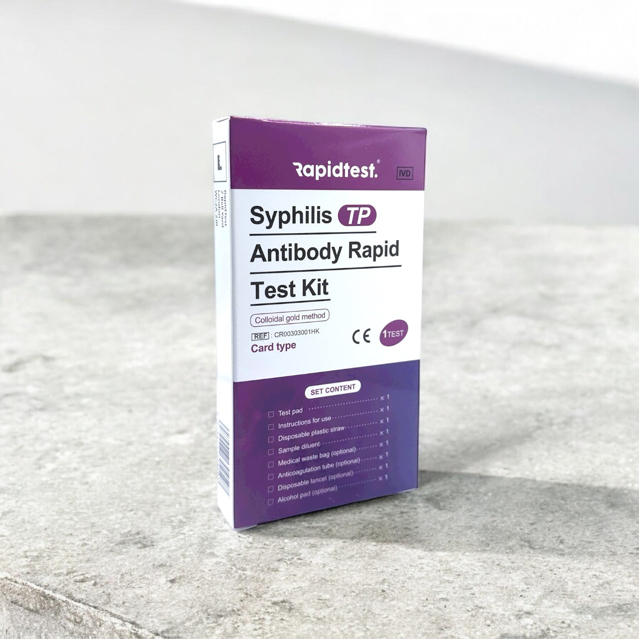 RapidTest – Syphilis At-Home Testing Kit – Private Self-Screening
