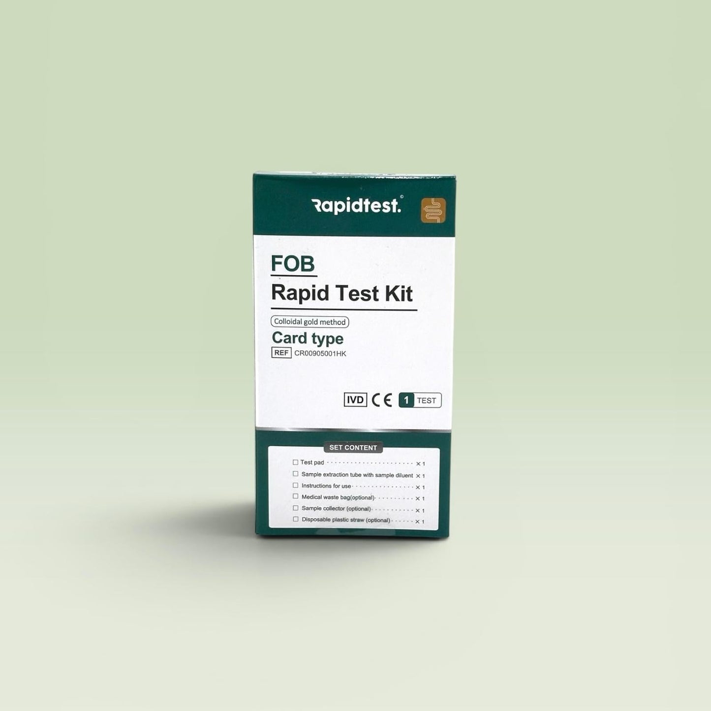 FOB Bowel Cancer SelfTest Kit at-home - RapidTest.co