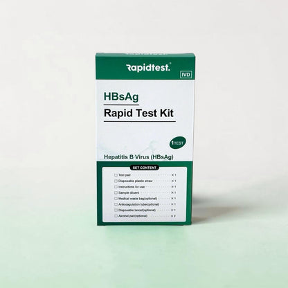 HepB (HBsAg) at home self test packing - rapidtest.co (hepatitis B)